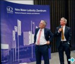 Prof. Dr. Richter and Prof. Dr. Petry at the inauguration of MLZ. (Picture courtesy: FRM II) Prof. Dr. Richter and Prof. Dr. Petry at the inauguration of MLZ. (Picture courtesy: FRM II)